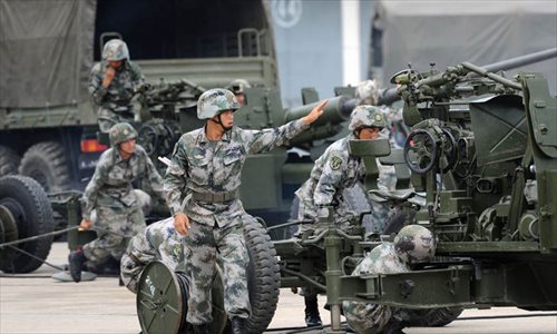 Media's annual Chinese military visit took in an air base and took place outside of Beijing. The trip, arranged prior to August 1's Army Day, saw 50 Chinese and overseas media attend an air defense brigade base near Xi'an, Shaanxi Province.Photo: chinanews.com