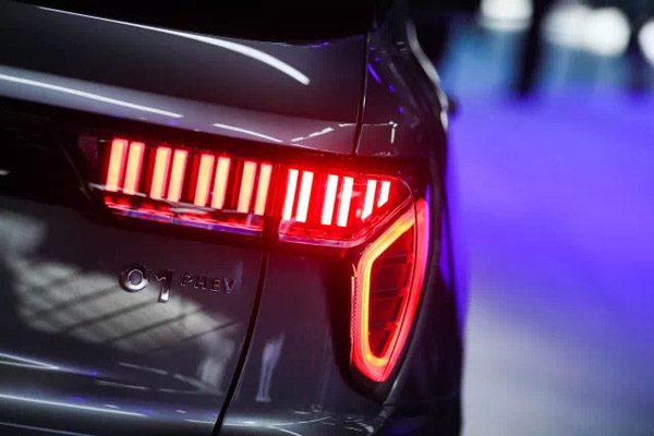 Geely's Lynk & Co 01 PHEV, a new energy model, will target the European market. (Photo provided to chinadaily.com.cn)