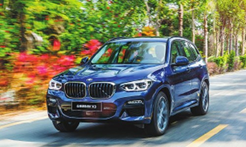 The all-new BMW X3 is manufactured at the German marque's Chinese plant in Shenyang, Liaoning province. ��Photo provided to China Daily��