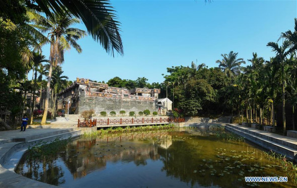 Photo taken on March 27, 2018 shows a view at Mocun village in Boao town, Qionghai city of South China's Hainan province. (Photo/Xinhua)